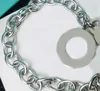 mens Love Bracelet designer Gioielli luxurys Heart Bracciali per donna catena d'argento Bracciale pendente in acciaio di alta qualità 22011902R