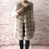 ジャケットの女性のコートのための天然の本物の毛皮のベストのコート