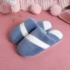 2021 Winter Men and Women Thicken Warm Rabbit Fur Indoor Home Furnishing Cotton Shoes Lovers Creative Non-slip Plush Slippers Y0804