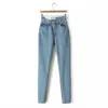 Spring Summer Style Retro High Waist Jeans Washed Harlan Pants Boyfriend Skinny Denim 210607