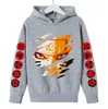 DOP Kargo Yeni Çocuk Giysileri Harajuku Anime Naruto Kakashi Kostüm Erkek Hoodie Kazak Çocuklar Kız Tops Çocuk Giysileri Kız Sweetwork