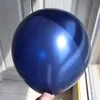 10/12 / 18inch navy blå ballonger kvalitet premium latex helium party dekoration y0622