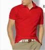 Marke Mens Fashion Poloshirt Großes kleines Pferd Krokodil Stickerei Kurzarm Solide Polos Shirts Männer Homme Slim Kleidung Camisas Casual Top T-Shirt w1