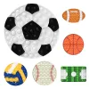 Nuovi giocattoli Fidget Sport Push Bubble Ball Gioco Calcio Basket Coppa del mondo Jouet Antistress Enfant Giocattolo di decompressione in silicone