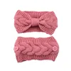 Frauen Woolen Stirnbänder Stricken Headwrap mit Knopf für Ohrenschutz Designer Maskenhalter Hairlace Haarschmuck D82701 512 Y2
