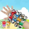 Baby Hand Wrist Bell Toy Party Supplies Jingles Shake Percussion Kids Early Educational Dancing Toys Bracelet Foot Musical Instrument ZWL107