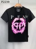 22ss Sales T-shirts pour hommes Manches courtes Phillip Plain Designer Skull Diamond Summer America Brand T-shirts pour hommes T-shirts pour diamants sertis à la main Haut élégant à séchage rapide p2249