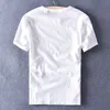 Magliette grafiche T-shirt con stampa estiva T-shirt moda uomo Top in cotone e lino Marchio di abbigliamento T-shirt di alta qualità Abbigliamento maschile 210601