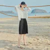 Inman Summer Loose Casual Vintage Hongkong Style Half Long Short Pant 210611