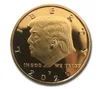 Décoration d'art de la mode Donald Trump Pièce commémorative - Élection présidentielle américaine Or et Silver Insignia Métal Craft 4 Styles Grossistes