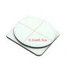Sublimation Blanks PU Drinking Cups Mats Round Water Tumblers Coasters Non Slip Thermal Heat Transfer Printing White Leather Coaster Square Bottom Protection Mat