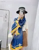 Wunderschöner, modischer, warmer, bequemer, eleganter Damenschal mit Pferdemuster, Wollschal, Größe 180 x 70 cm