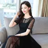 Medium and long high waist Women top and dress dot sweet long dresses ladies 3525 50 210527