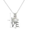 Glow in the Dark Pendant Necklace Love Heart Women Necklaces Luminous Stone Jewelry Accessories