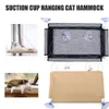 Cat Hammock Window кровать Pet Pet Summer Home Гостиная Всасывающая чашка Настенная Сетка Дышащая 210722