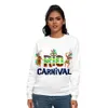 Brésil Carnaval Festival Cool 3D Col Rond Sweat Cosplay Streetwear Outwear Harajuku Sweat Casual Oneck Sweat T200525