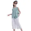 Детская одежда для девочек сплошной жилет + короткие наряды Лето для подросткового повседневного стиля Детская девушка 210527