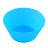 Silikonmuffinsbakning Cake Cupcake Cup Mold Case Bakeware Maker Mold Tray Baking Jumbo