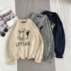 Zazomde Jesień Mężczyźni Swetry Moda Hip Hop Streetwear Funny Cas Casual Odzież Pulower Luźny Sweter 210918