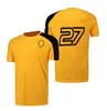 Iuez Polos pour hommes Nouveau T-shirt F1 Fan de course Été Col rond Manches courtes Équipe de Formule 1 T-shirt Hommes et Femmes Grande taille T-shirts imprimés Jersey Personnalisable