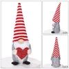 FedEx Party Gunst Leuke Gnome Pluche Doll Faceless Poquets met Hooded Thuis Tafel Gnomes Decor voor Kerst Party Gunst