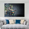 Abstract Funny Elephant Graffiti Street Art Poster Canvas Painting Prints Wall Pictures For Living Room Animal Home Decor