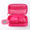 Storage Bags Women Travel Make Up Waterproof Double-layer Cosmetic Bag Beauty Wash Organizer Toiletry Pouch Kit Bath Case
