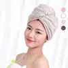 Handdoek Microfiber Fabric Dry Hair Cap Vrouwen Badkamer Super Absorberend Sneldrogend Bad Eco-vriendelijke Tulband Zachte Magic Douche