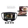 Universal Car DVD-spelare Stereo GPS-navigering Radio Android för Old Hyundai I20 2010-2013 9 tum med 1080p Video Bluetooth WiFi Support CarPlay Digital TV