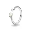 Fijne sieraden authentieke 925 sterling zilveren ring fit pandora charme open ring versierd met twee harten voor vrouwen engagement DIY trouwringen