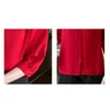 Blouses Femme V-Neck Red Chiffon Blouse Shirt Summer Tops Women Blusas Mujer De Moda Verano Short Sleeve Blouse Women E833 210602