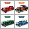 SEMBO Nieuwe Stad technische Klassieke Auto's MOC Model Bouwstenen Schepper Monteur Retro Voertuig Bakstenen Speelgoed Voor Kinderen Geschenken HKD231226