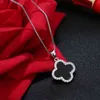 Simple Lucky Grass Pendant Net Red Small Fresh Clavicle Chain Mori Japanese and Korean Temperament Female Personality Clover Necklace