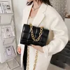 Lattice Square Tote Bag 2021 Fashion Quality Pu Leather Womens Designer Handbag Chain Conder Messenger Bag Phone 295o