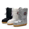 Meninas pai-criança botas meninos sapatos crianças criança crianças morno mulher inverno impermeável ski botas espaço 220209