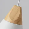 Деревянная подвесная лампа
