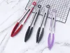 Silicone Kitchen Tongs Stainless Steel Handle Food Tongs with Silicone Tips for Cooking Serving BBQ Grilling Salad and More different colors