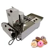 Fabricantes de donuts comerciais pequenos 4 fileiras mini donut elétrico fritying mini donut donut de produção automático fazendo máquinas bolo donut mach