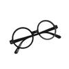 ファッションサングラスフレームクリアランス販売眼鏡ブラックラウンドメガネフレーム男の子の眼鏡ハロウィーンパーティーコスチュームギフト