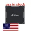 EE. UU. EN STOCK X96 MAX Plus Android 9.0 TV BOX 4GB Amlogic S905X3 8K 2.4G5G Dual Wifi 1000M Decodificador
