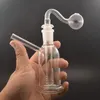 Mini Dab Rig clair Bongs en verre épais narguilés en ligne Perc conduites d'eau 14mm mâle Joint huile plates-formes petit Bong avec bol d'huile