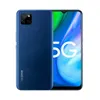 Téléphone portable d'origine Realme Q2i 5G 4 Go de RAM 128 Go de ROM MTK 720 Android 6,5 "Plein écran LCD 13MP 5000mAh ID de visage ID d'empreinte digitale Téléphone portable