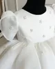 Baby 1st Birthday Party Wedding Dress Pearl Princess Girls Dress Lace Kids Dresses For Girl Baby Baptism Dress Teenage Ball Gown 210303