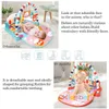 Baby Music Play Mats Piano Gym Born Toys Infant Playmat Learning Education Jouets 0 12 mois Tummy Time Crawling Mat Tapis 210724