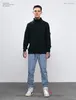 21SSメンズデザイナーセーター秋冬のシャツのセーターの高級ファッションジャンパーレトロな高い襟快適なアジアのサイズアーム刺繍ジャンパー