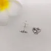 Hot Charms Designerschmuck Authentischer 925 Sterling Silber LOVE Infinite Ohrstecker Pandora Ohrringe Luxus Damen Valentinstag Geburtstagsgeschenk Hochzeit 290695CZ