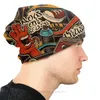 Basker stickad hatt Urban mönstrar mode mössor för män Kvinnor Hip Hop Graffiti Street Art Skullies Beanies Ski Mjuka hattar hattar