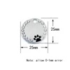 20pc grawerowany tag dla psów spersonalizowany pens cat id s antilost szczeniaki puppy puss kołnierze wisiorki Y200515
