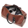 Duffel Taschen 2021 Reisetasche Männer Crazy Horse Leder Handtasche Große Kapazität Handgepäck Vintage Laptop Multifunktionale Sport