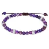 Rainbow Beads Bracelet for Women Men Handmade Beaded Adjustable Braided Rope Anklet Bracelets Fashion Jewelry